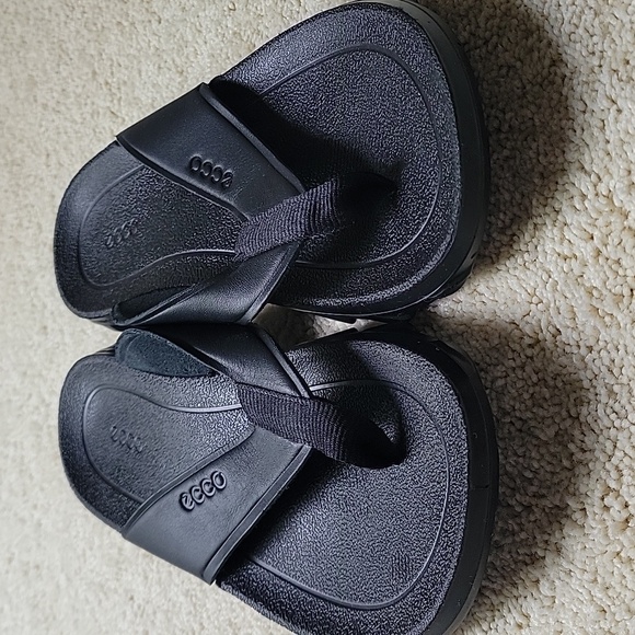 ECCO Mx Flipsider Flip-Flop‎ Women Size 6.5 Black - Picture 4 of 10